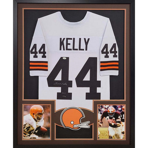 Leroy Kelly Autographed Signed Framed Cleveland Browns Jersey JSA