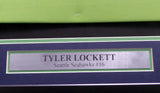 SEAHAWKS TYLER LOCKETT AUTOGRAPHED FRAMED ACTION GREEN NIKE JERSEY MCS 160684