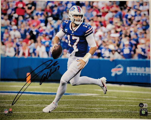 JOSH ALLEN SIGNED BUFFALO BILLS 16X20 PHOTO BECKETT QR