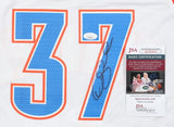 Derek Fisher Signed Oklahoma City Thunder Jersey (JSA COA) 1996 1st Round PK L.A