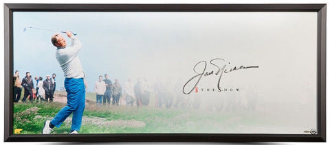 JACK NICKLAUS Autographed The Show "The Drive" Framed Display Piece UDA