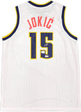 DENVER NUGGETS NIKOLA JOKIC AUTOGRAPHED WHITE JERSEY BECKETT BAS WITNESS 234049