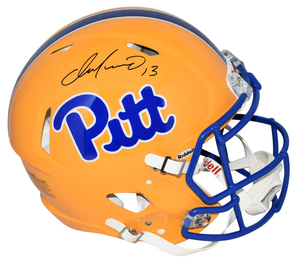 DAN MARINO SIGNED PITT PITTSBURGH PANTHERS AUTHENTIC SPEED HELMET BECKETT