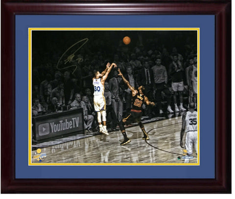 STEPHEN CURRY Autographed 2018 NBA Finals 16x20 Photograph Steiner