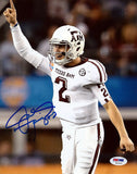 JOHNNY MANZIEL AUTOGRAPHED SIGNED 8X10 PHOTO TEXAS A&M PSA/DNA ROOKIEGRAPH 74206