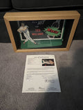 Ted Williams Signed Auto "Moxie" Die Cut Counter Display Shadow Box Framed JSA