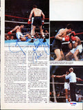 Alexis Arguello Autographed Signed Magazine Page Photo PSA/DNA #S47452