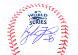 Kyle Tucker Autographed Rawlings World Series OML Baseball - Beckett W Hologram