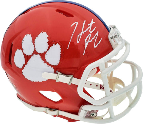 HUNTER RENFROW AUTOGRAPHED CLEMSON TIGERS SPEED MINI HELMET BECKETT BAS 185724