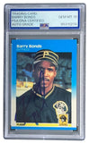 Barry Bonds Signed 1987 Fleer #604 Pirates Rookie Card PSA Auto Gem MT 10