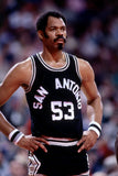 Artis Gilmore Signed San Antonio Spurs Jersey With Inscription (Leaf COA)