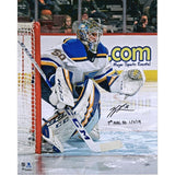 JORDAN BINNINGTON Autographed "1st NHL SO 1/7/19" 16 x 20 Photo FANATICS