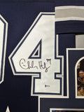 FRAMED DALLAS COWBOYS CHARLES HALEY AUTOGRAPHED SIGNED JERSEY BECKETT COA