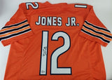 Velus Jones Jr. Signed Chicago Bears Jersey (Beckett) Rookie Wide Receiver/ Tenn