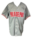 Brandon Marsh Philadelphia Signed Gray Baseball Jersey JSA