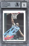 Magic Shaquille O'Neal Signed 1992 Hoops Magic's AR #S13 Card Auto 10 BAS Slab