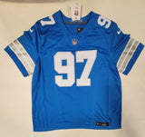 AIDAN HUTCHINSON SIGNED DETROIT LIONS NIKE XXL LIMITED FUSE JERSEY BECKETT COA