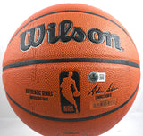 Hakeem Olajuwon Yao Ming Signed Authentic NBA Wilson Basketball - Beckett W Holo