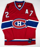 Frank Mahovlich "HOF 81" Signed Montreal Canadiens Fanatics Jersey (JSA COA)