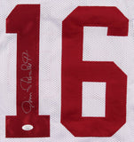 Jim Plunkett Signed Stanford Cardinal Jersey (JSA COA) Oakland Raiders QB