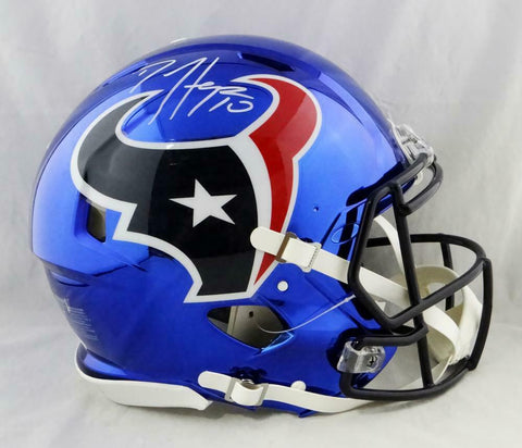 DeAndre Hopkins Autographed Houston Texans F/S Chrome Authentic Helmet - JSA W A