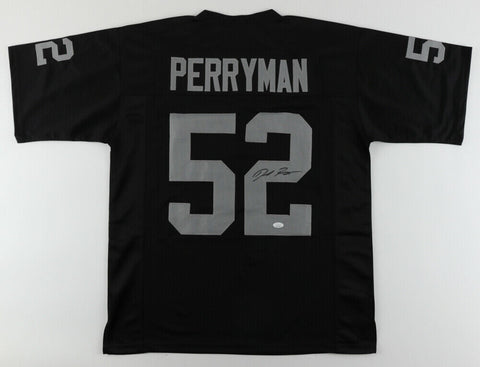 Denzel Perryman Signed Las Vegas Raider Jersey (JSA Holo) Ex Miami Hurricane LB