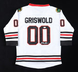 Chevy Chase Signed Chicago Blackhawks "Griswold "Jersey (JSA) Christmas Vacation