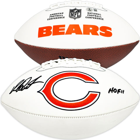 RICHARD DENT AUTOGRAPHED SPEED FOOTBALL BEARS "HOF 11" BECKETT WITNESS 230269