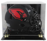 Cardinals Larry Fitzgerald Signed Eclipse F/S Speed Proline Helmet W/ Case BAS W