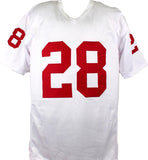 Adrian Peterson Autographed White College Style Jersey- Beckett W Hologram