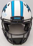 CHRISTIAN MCCAFFREY AUTO PANTHERS LUNAR FULL SIZE AUTH HELMET BECKETT 205661