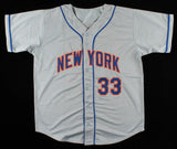 James McCann Signed New York Mets Jersey (Beckett COA) 2019 All Star Catcher