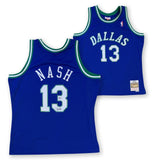 Steve Nash Autographed Dallas Mavericks Mitchell & Ness Swingman Jersey Beckett