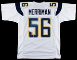 Shawne Merriman Signed San Diego Chargers White Jersey (PSA COA) 3xPro Bowl L.B