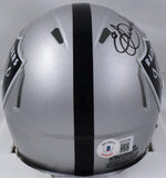 Eric Dickerson Autographed Raiders Speed Mini Helmet W/ HOF- Beckett W Hologram