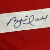 Autographed/Signed Brett Hull Detroit Red Hockey Jersey JSA COA Auto