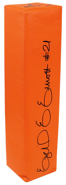 Ezekiel Elliott Signed BSN Orange Endzone Football Pylon - (SCHWARTZ COA)