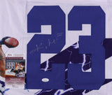 Kenny Moore Signed Colts Photo Jersey (JSA COA) Indianapolis Defensive Back