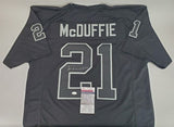 Trent McDuffie Signed Kansas City Chiefs Black Color Rush Jersey (JSA COA) D.B