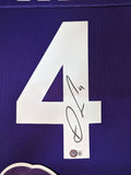 FRAMED MINNESOTA VIKINGS DALVIN COOK AUTOGRAPHED SIGNED NIKE JERSEY BECKETT HOLO