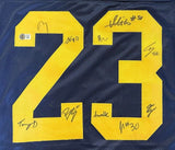 Michigan Wolverines 2023 National Champions Signed Jersey Signed by (10) Beckett