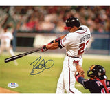 Dave Justice Signed Atlanta Braves Unframed 8x10 Photo- Homerun