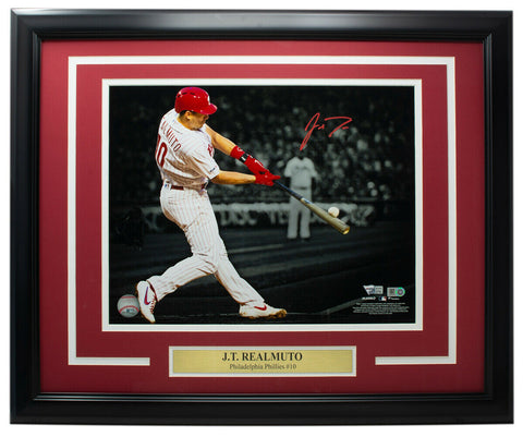 J.T Realmuto Signed Framed Philadelphia Phillies 11x14 Photo Fanatics MLB