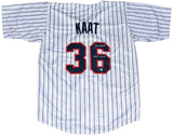 JIM KAAT SIGNED AUTOGRAPHED MINNESOTA TWINS #36 WHITE JERSEY W/ HOF 2022