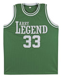 Larry Bird Authentic Signed Green Pro Style Jersey Autographed BAS