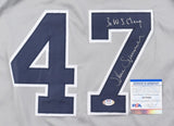 Shane Spencer Signed New York Yankees Jersey Inscribed 3xW.S.C. Champs (PSA COA)