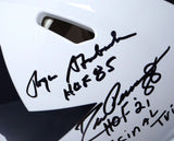 Pearson, Staubach, Dorsett Signed Cowboys F/S 60-63 Speed Auth Helmet w/ 2