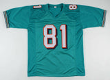 O. J. McDuffie Signed Miami Dolphins Jersey (JSA COA) WR (1993-2001) Penn State