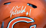 JUSTIN FIELDS AUTOGRAPHED BEARS FLASH FULL SIZE AUTHENTIC HELMET BECKETT 197094