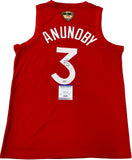 OG Anunoby signed jersey PSA/DNA Toronto Raptors Autographed